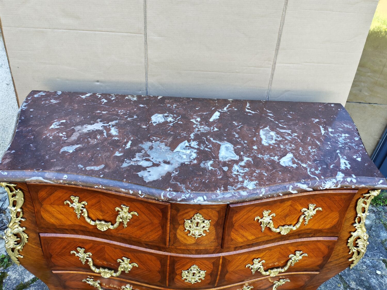Louis XV style tomb commode