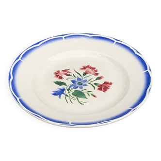 Cake dish, Elorn model, Digoin, Sarreguemines, vintage