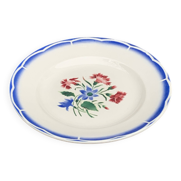 Cake dish, Elorn model, Digoin, Sarreguemines, vintage