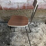 Old chair kitchen formica brown