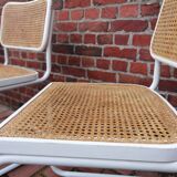 B32 Marcel Breuer white chairs