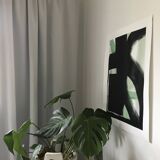 Noir 8 - original work on paper 50x65