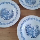 Set of 6 soup plates