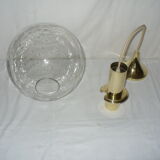 Suspension blown glass ball from the 60s - 70s
