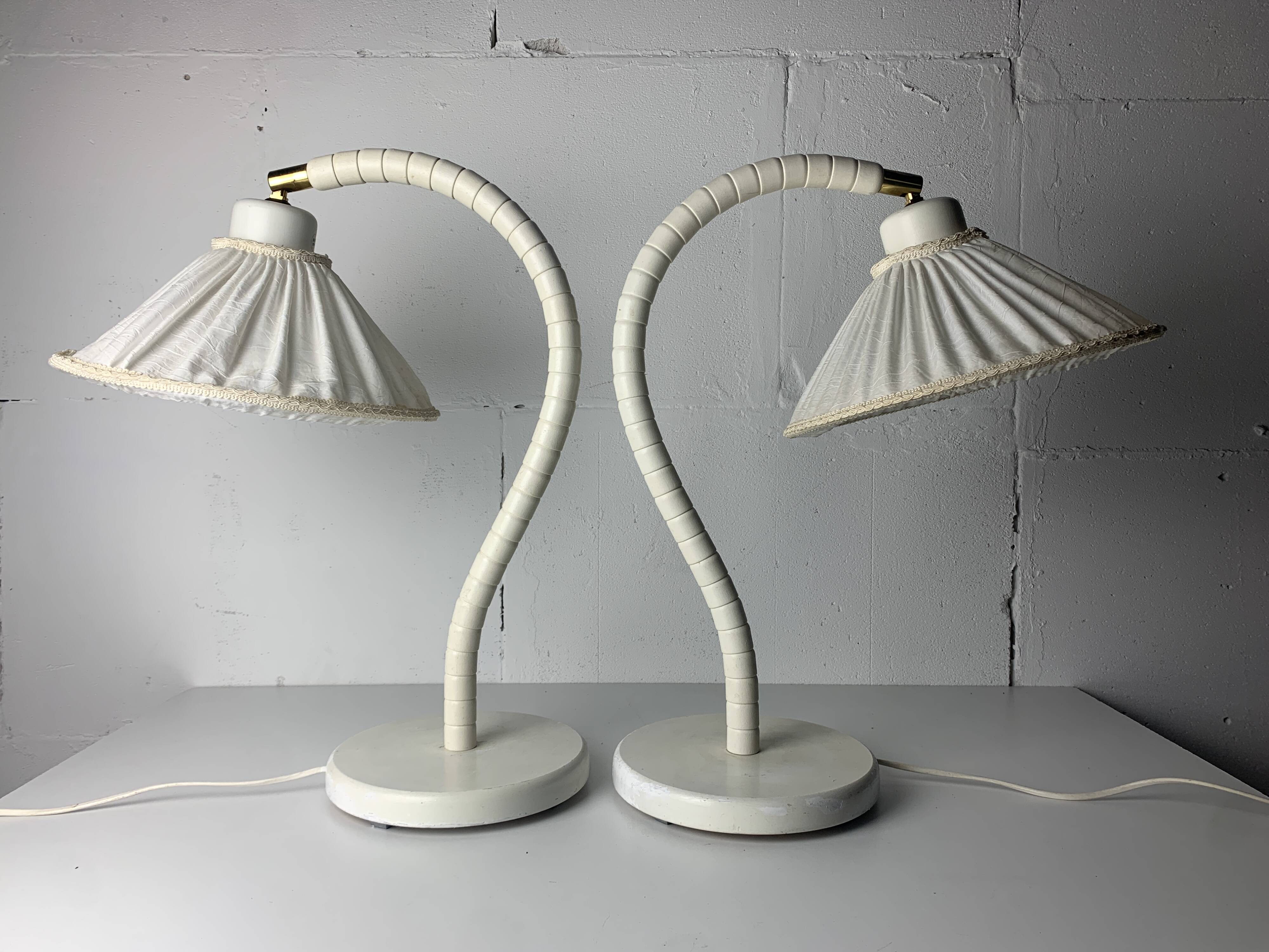 Scandinavian Swedish Modern bedside or table lamps by Markslojd, 1960s