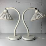 Scandinavian Swedish Modern bedside or table lamps by Markslojd, 1960s