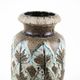 Scheurich ceramic floor vase with botanical relief pattern, Germany, 1970s