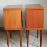 Pair of 70s bedside