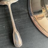 Silver plate and spoon, Orfèvrerie Saint Médard, Paris, 1950