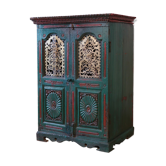 Old cabinet, burmese teak temple