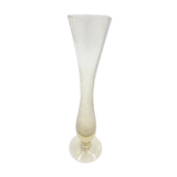 Vase jaune fumé