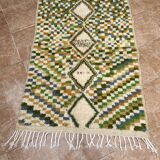 Petit tapis marocain Azilal, authentique tapis berbère vintage marocain
