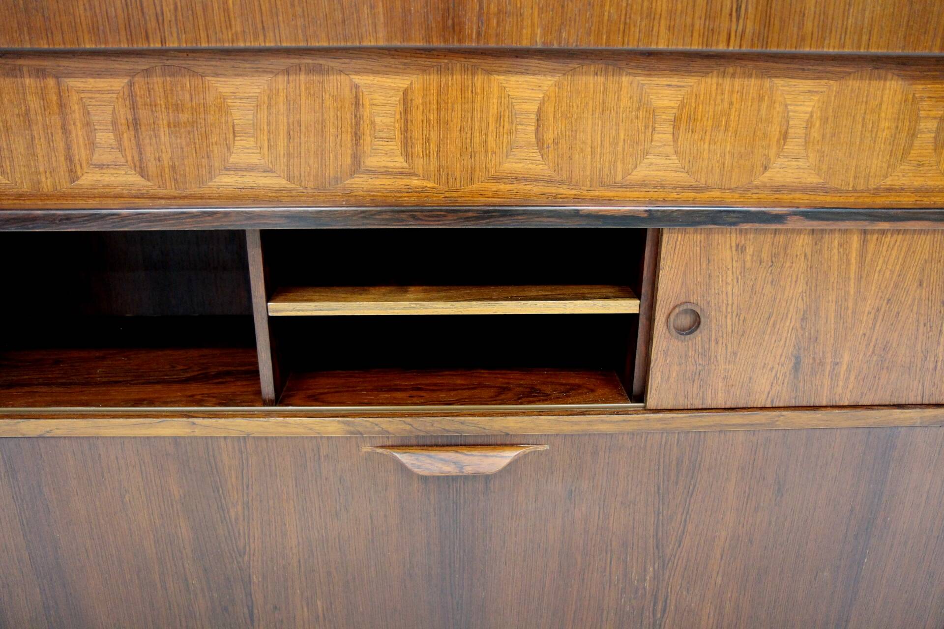 Scandinavian rosewood bar cabinet "SK 661" Johannes Andersen for J Skaaning & Søn, Denmark, 1960