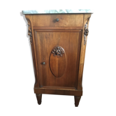 Table de chevet Louis Philippe avec marbre