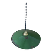 Workshop suspension in old enamelled sheet metal