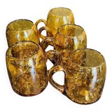 Set of 5 Biot beer glasses
