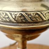 Lampe style art nouveau laiton
