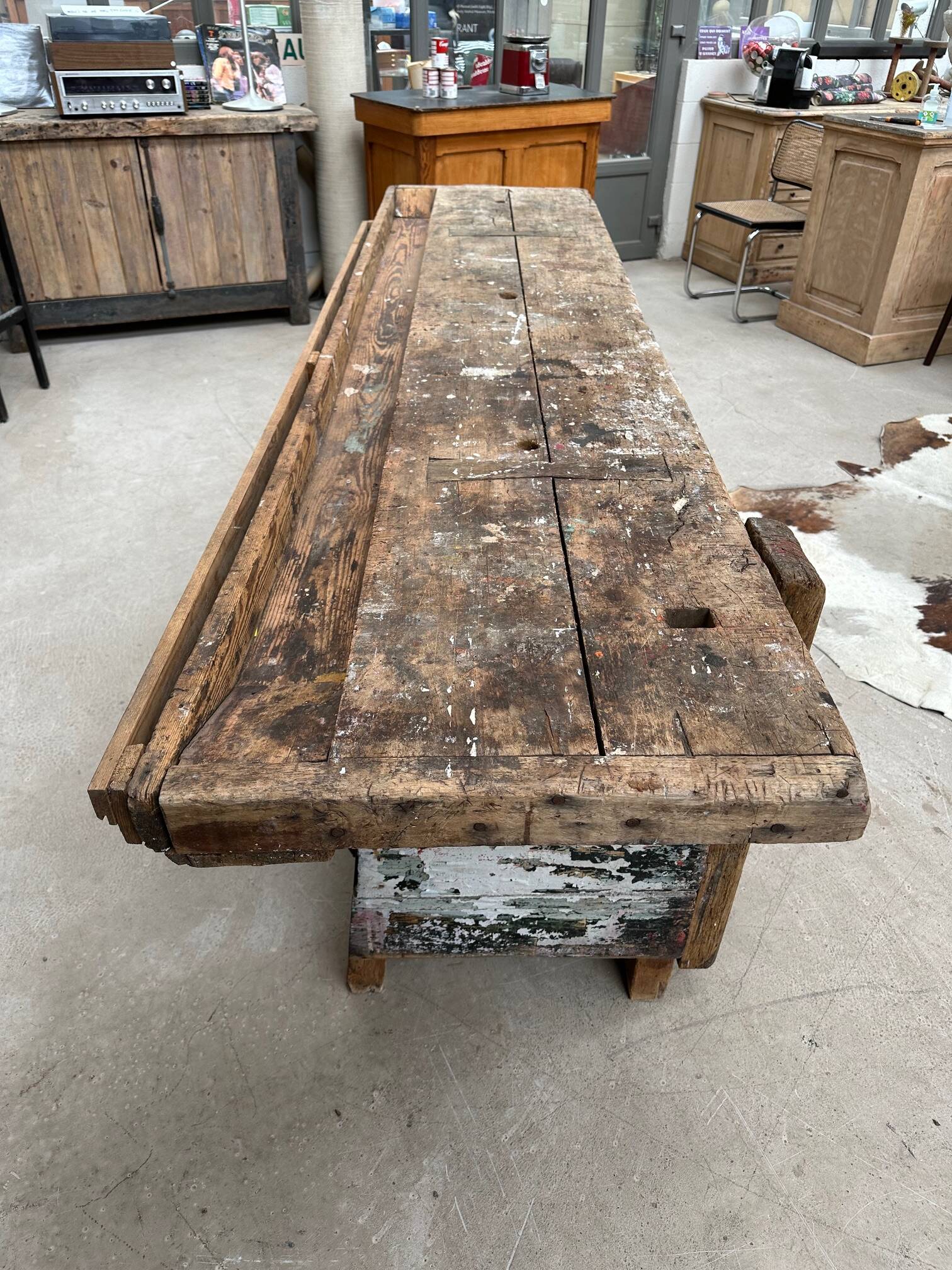 Artist's workbench, early 20th century
