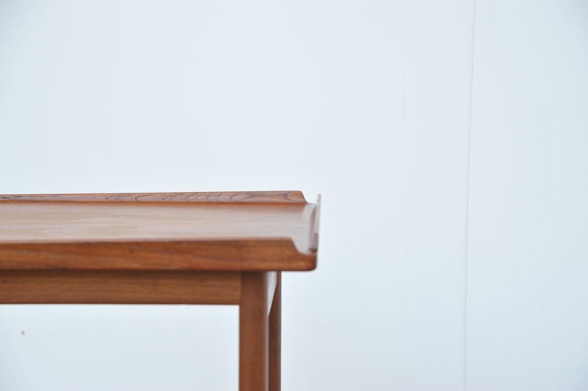 Danish teak serving trolley in the style of Arne Vodder, 1960s