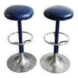 Pair of vintage 1970s bar stools