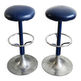 Pair of vintage 1970s bar stools