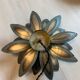 Metal flower wall light