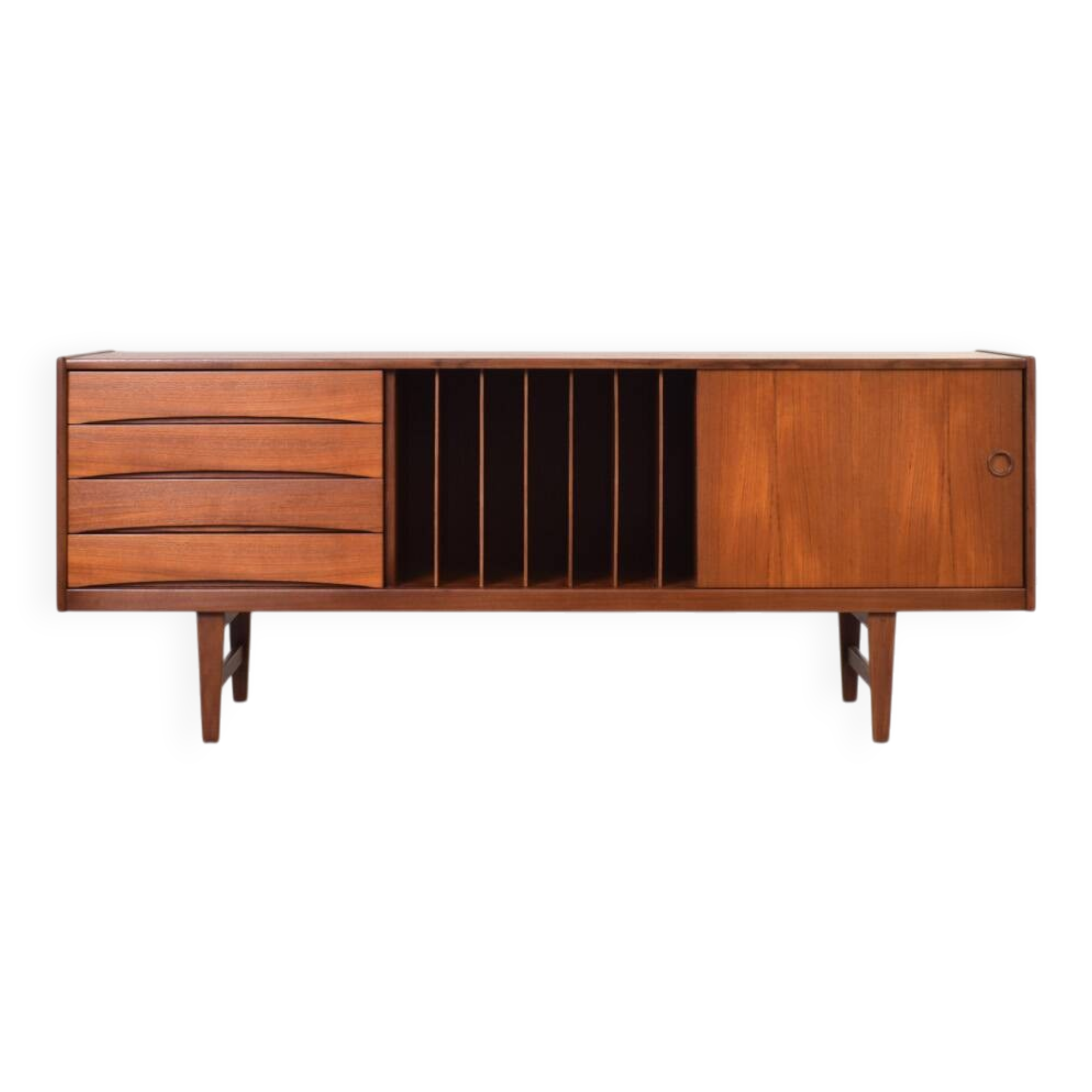 Hi-Fi sideboard in teak mid-century Ulvö by Erik Wørts for Ikea, 1960s.