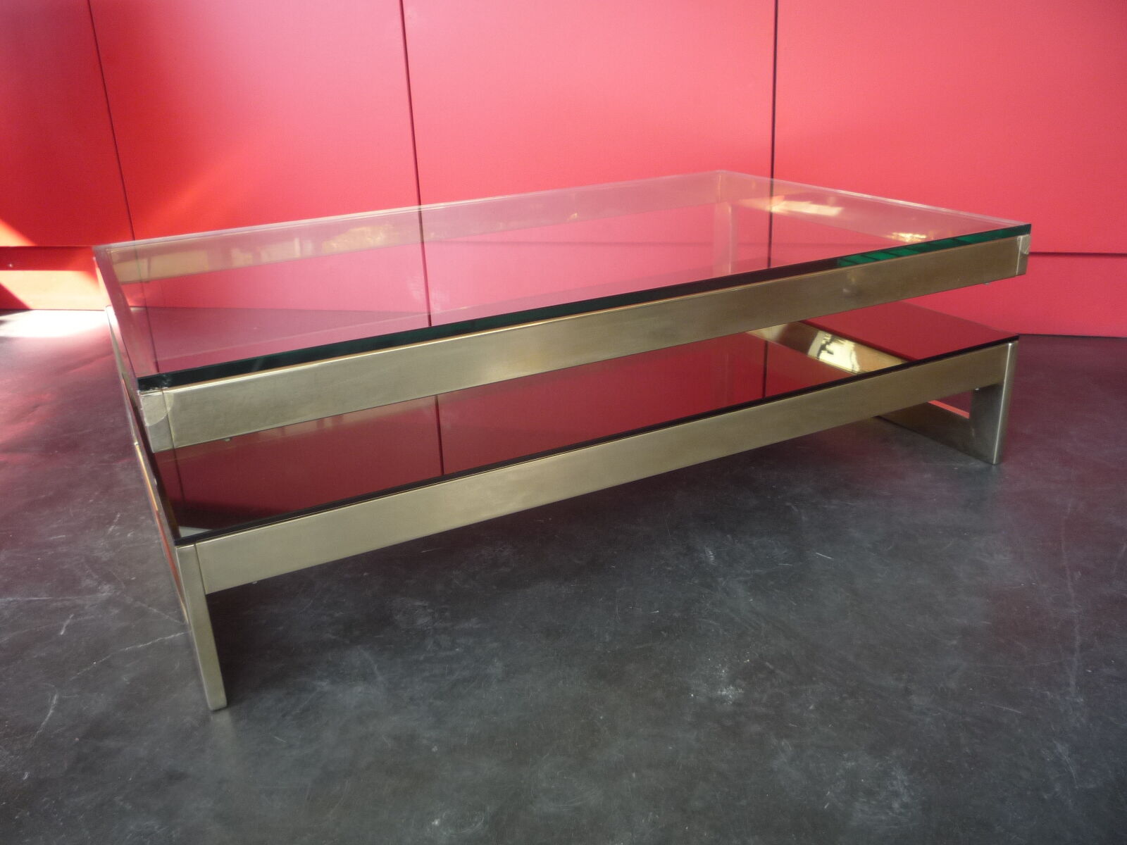 BELGOCHROM golden metal table G