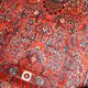Handmade antique Persian Sarouk rug 3.2' x 5.2' (97cm x 158cm) 1920s