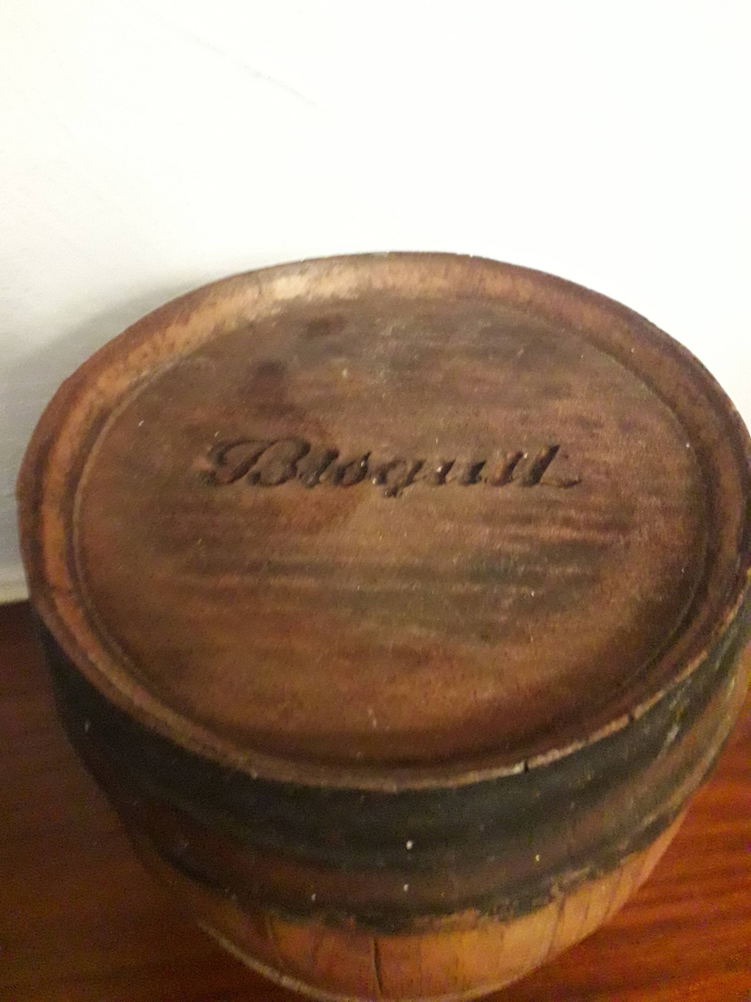 Ice bucket imitation biscuit barrel 1960