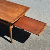Bramin denmark coffee table, scandinavian teak design from the 60s