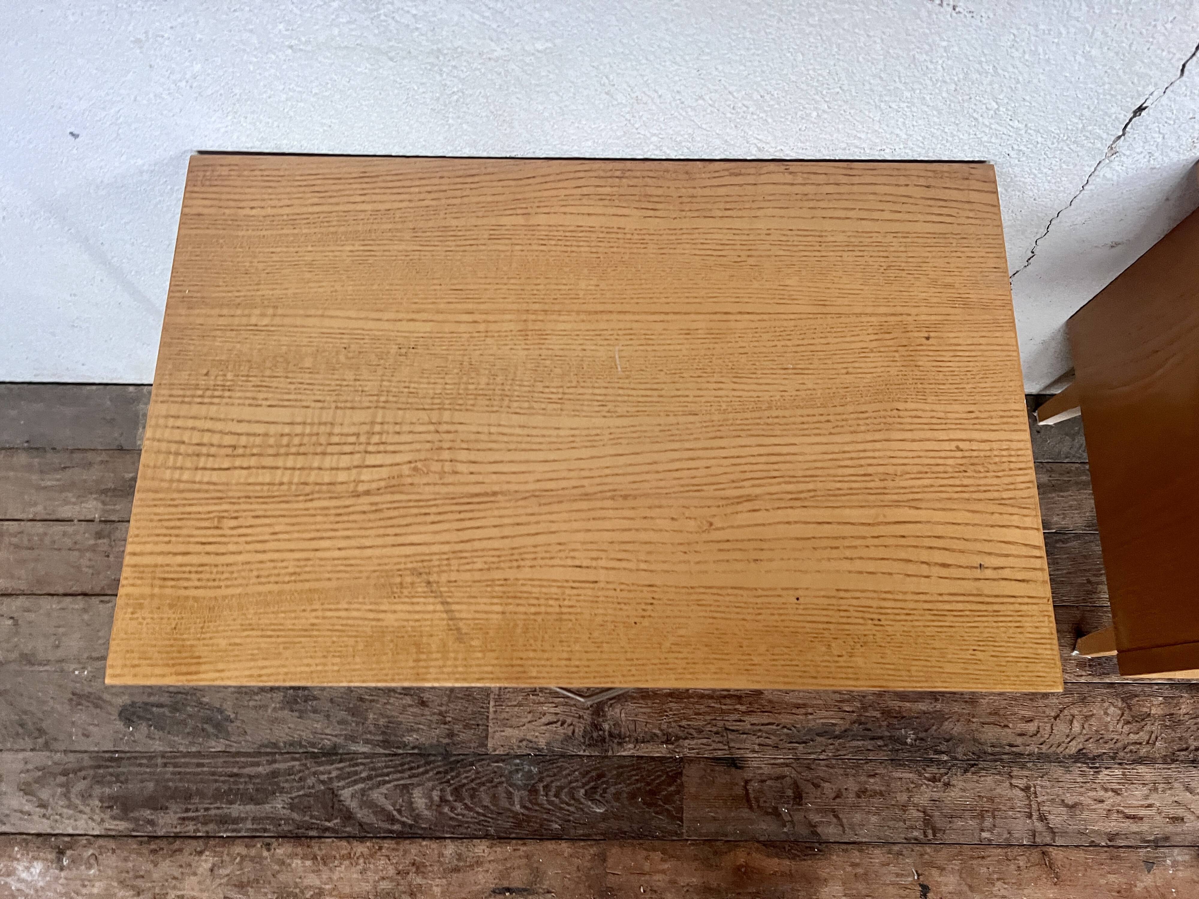 Pair of bedside tables end of vintage sofa