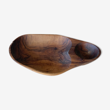 Wooden appetizer dish