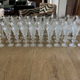 Service of 46 crystalline glasses