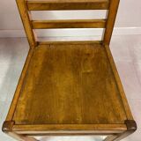 Pair of Elf wooden bistro chairs 1960