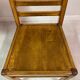 Paire de chaises bistrot Elf en bois 1960