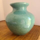 Light green ceramic vase
