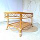Rattan coffee table