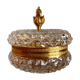 Crystal and gold metal candy