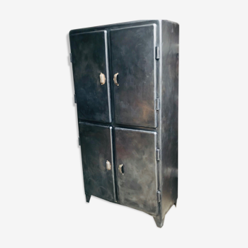 Rounded metal cabinet
