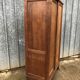 Vintage reconstruction period oak wardrobe with 2 sliding doors.