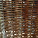 Vintage rattan bench
