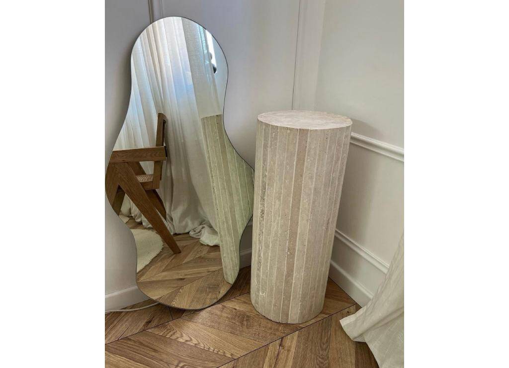 Majestia Column 73 cm H - Natural Travertine