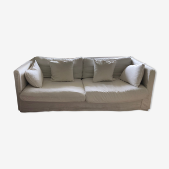 Crumpled linen sofa "Camille"