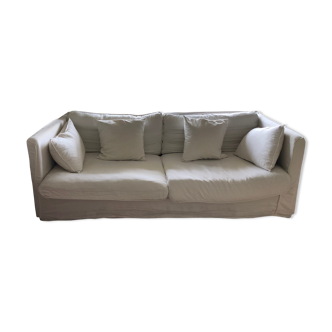 Crumpled linen sofa "Camille"