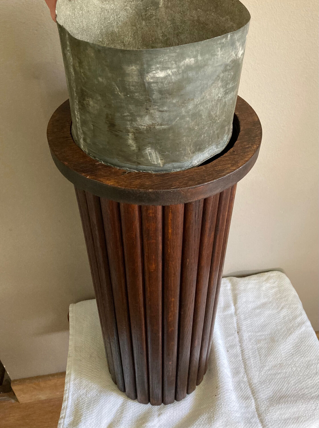 Umbrella holder in wood early twentieth century