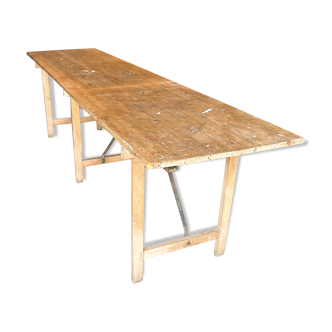 Old folding guinguette table