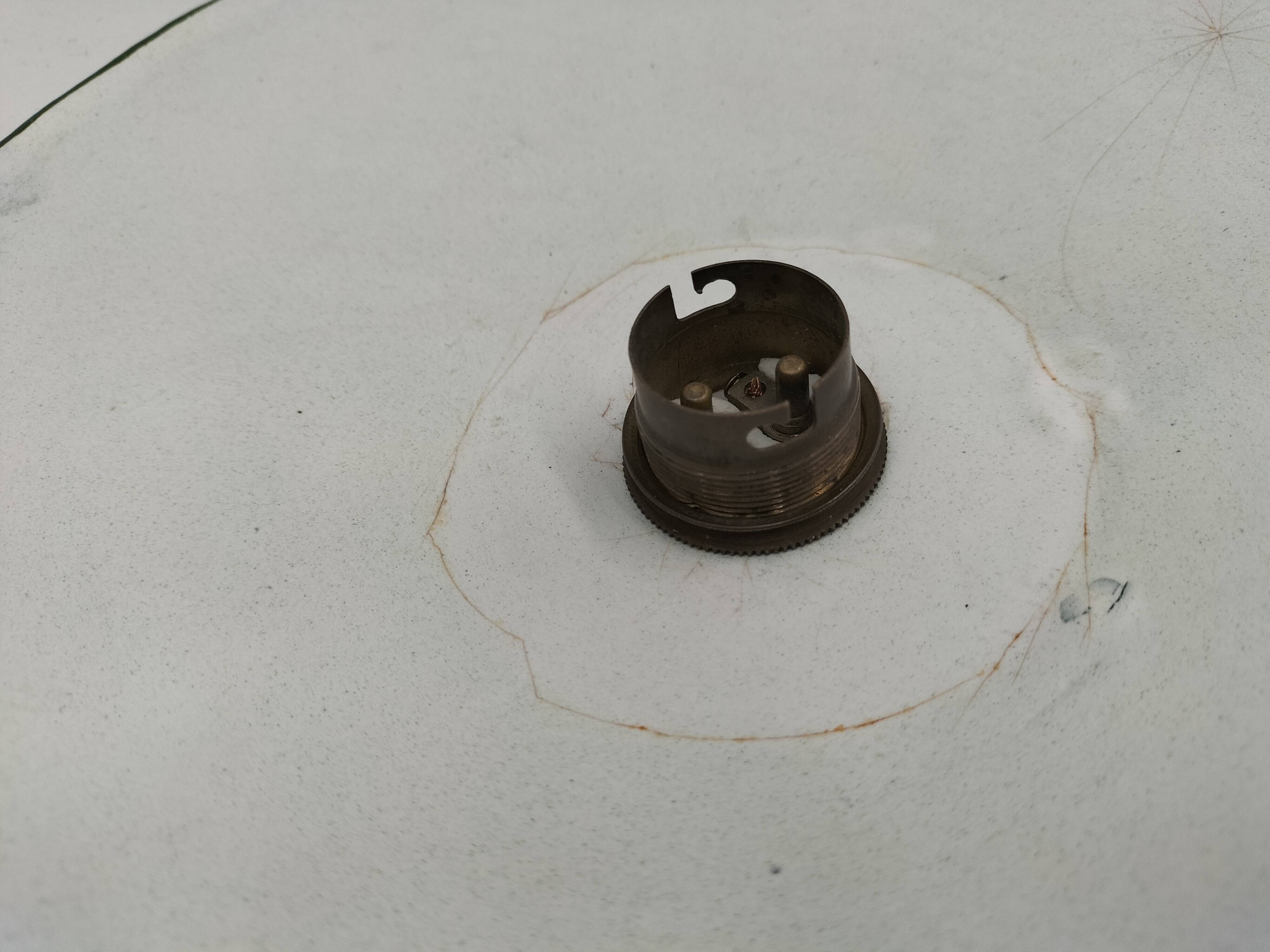 Pair of old pendant lights