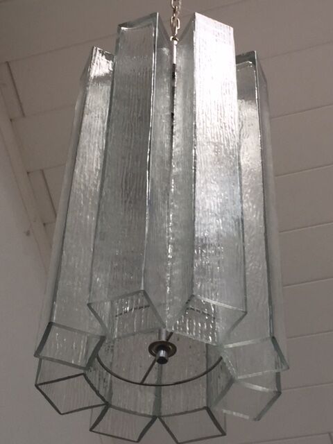 Suspension Doria in glass
