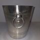 Silver-plated metal champagne bucket